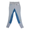 Romfh 'Sarafina' Full Seat Breeches in Grey/Ocean Blue