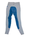 Romfh 'Sarafina' Full Seat Breeches in Grey/Ocean Blue