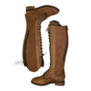 Tredstep 'Legacy' Front Lace Tall Boots in Mahogany