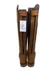Tredstep 'Legacy' Front Lace Tall Boots in Mahogany