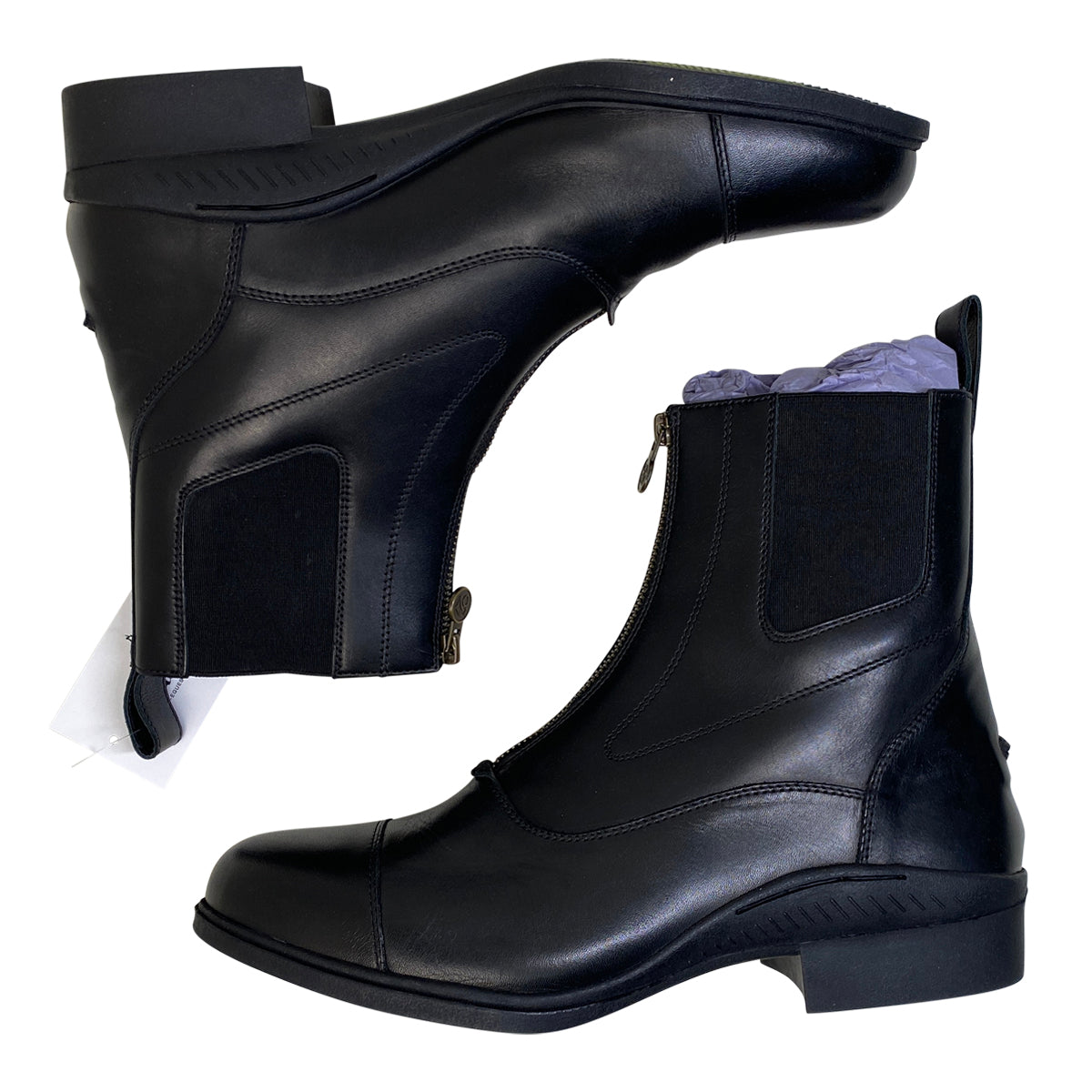Ovation Men's 'Aeros Showmaster' Zip Paddock Boot in Black
