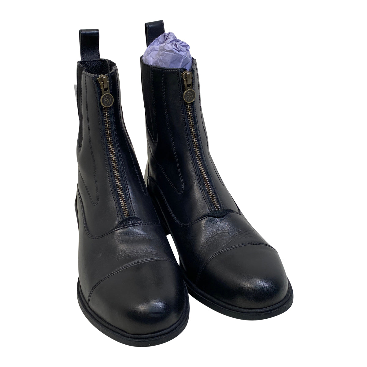 Ovation Men's 'Aeros Showmaster' Zip Paddock Boot in Black