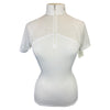 Ariat 'Airway' Show Shirt in White - Women's XL