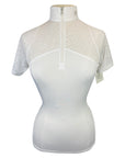 Ariat 'Airway' Show Shirt in White - Women's XL