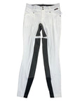 Kerrits Crossover II Full Seat Breeches in Whit/Grey