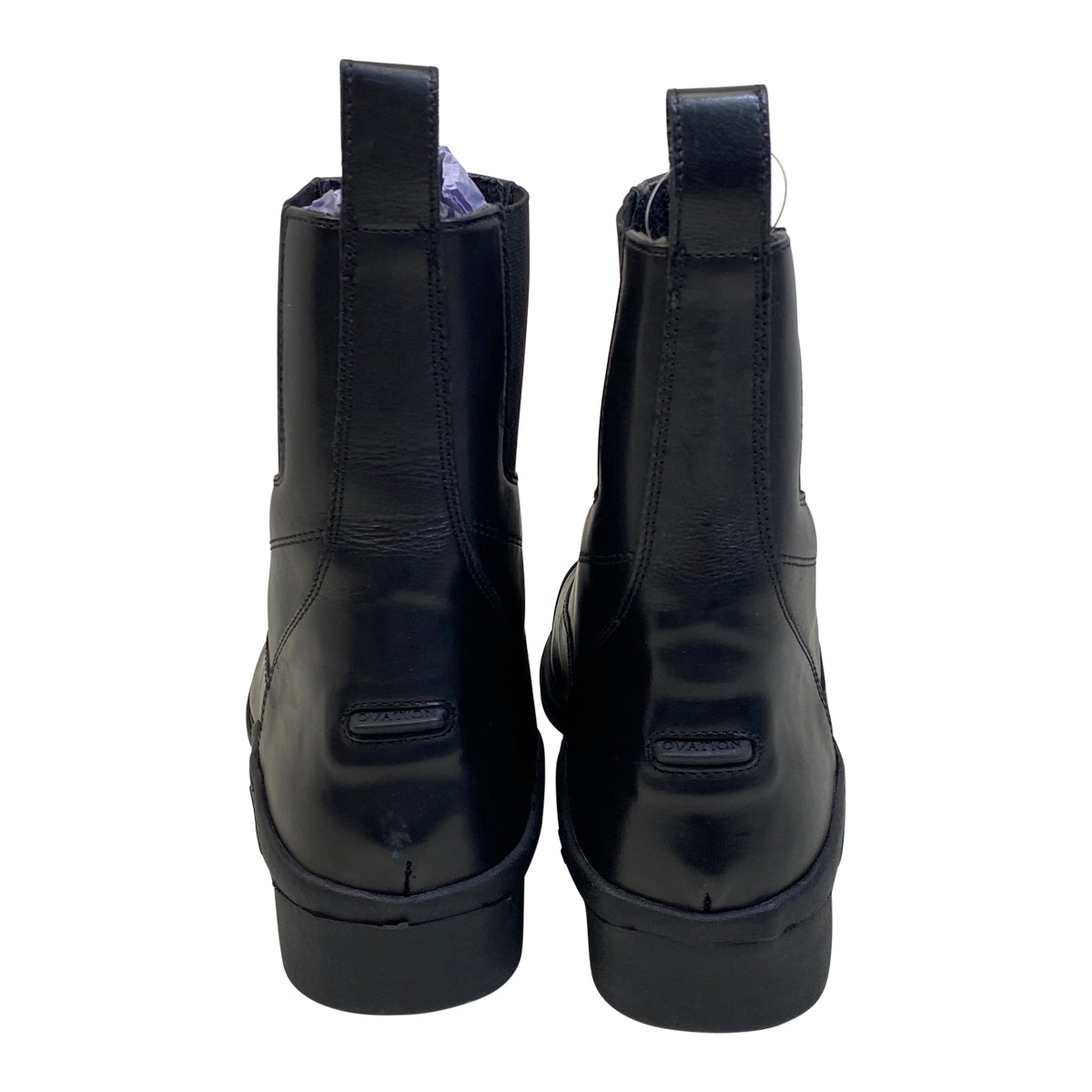 Ovation Men's 'Aeros Showmaster' Zip Paddock Boot in Black