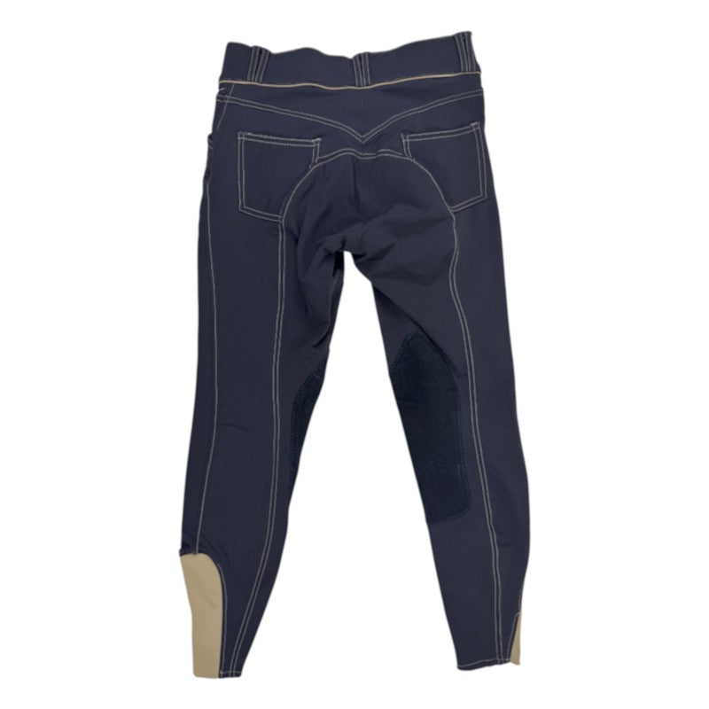 Elation Platinum 'Brooklyn' Breech in Navy