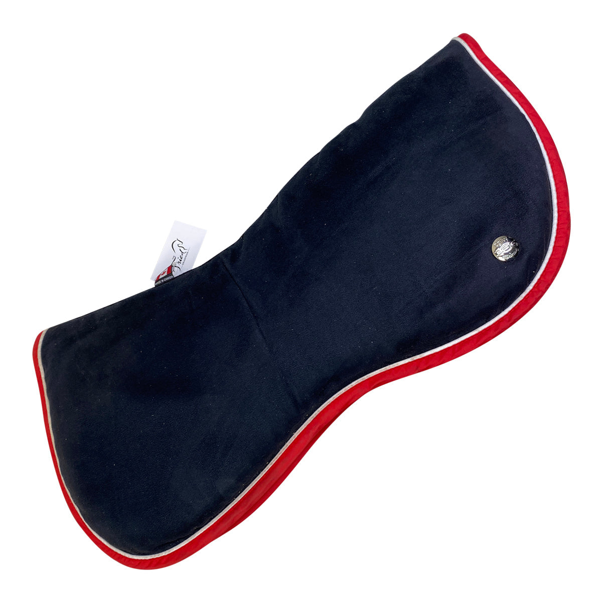 Ogilvy Jump Memory Foam Half Pad in Black/Red Trim