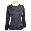 Riviera Equisports 'Chelsea' Seamless Schooling Top in Black Camo