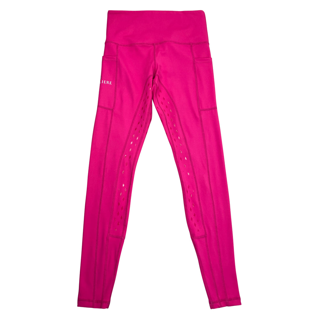 Cavaliere Couture 'Grand Prix' Riding Tights in Hot Pink