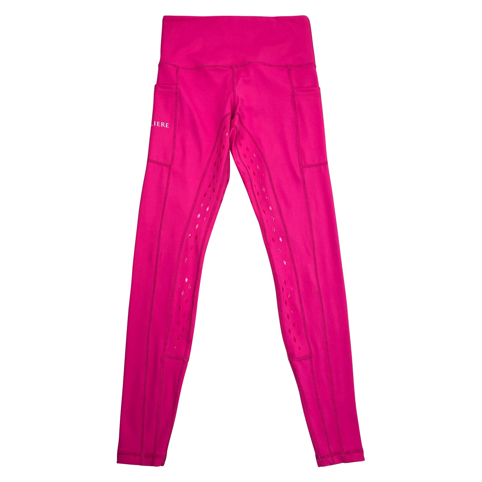 Cavaliere Couture 'Grand Prix' Riding Tights in Hot Pink