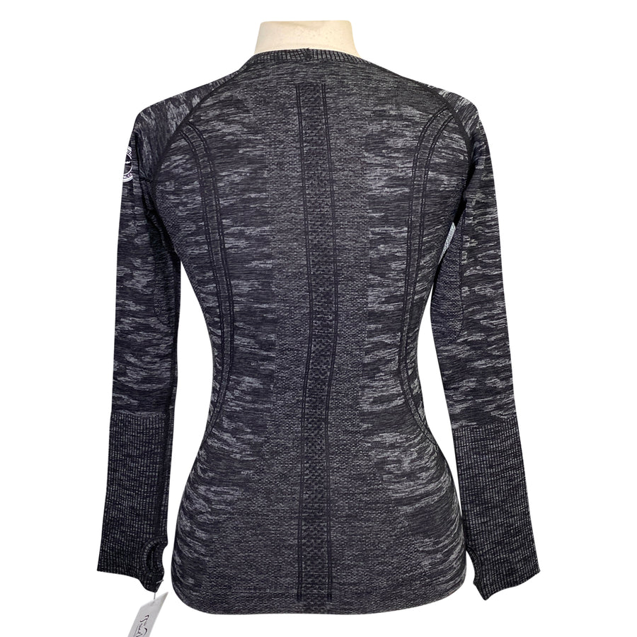 Riviera Equisports 'Chelsea' Seamless Schooling Top in Black Camo