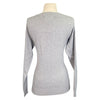 back of Fit Eq 'Crewneck' Sweater in Grey 