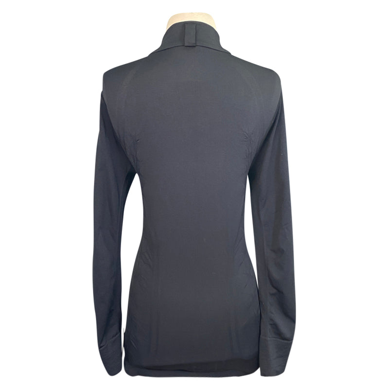 Back of Goode Rider Super Seamless Shirt in Black