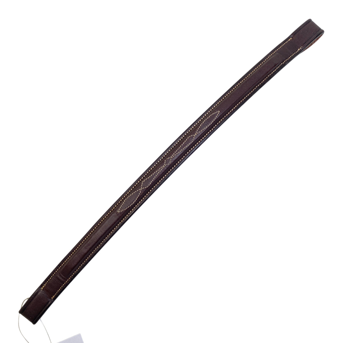 Fancy Stitched Raised Browband in Havana