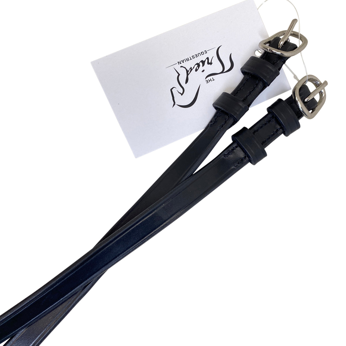 Leather Spur Straps in Black
