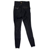 Jo Jacquard 'Carmel' Half Seat Breech in Black