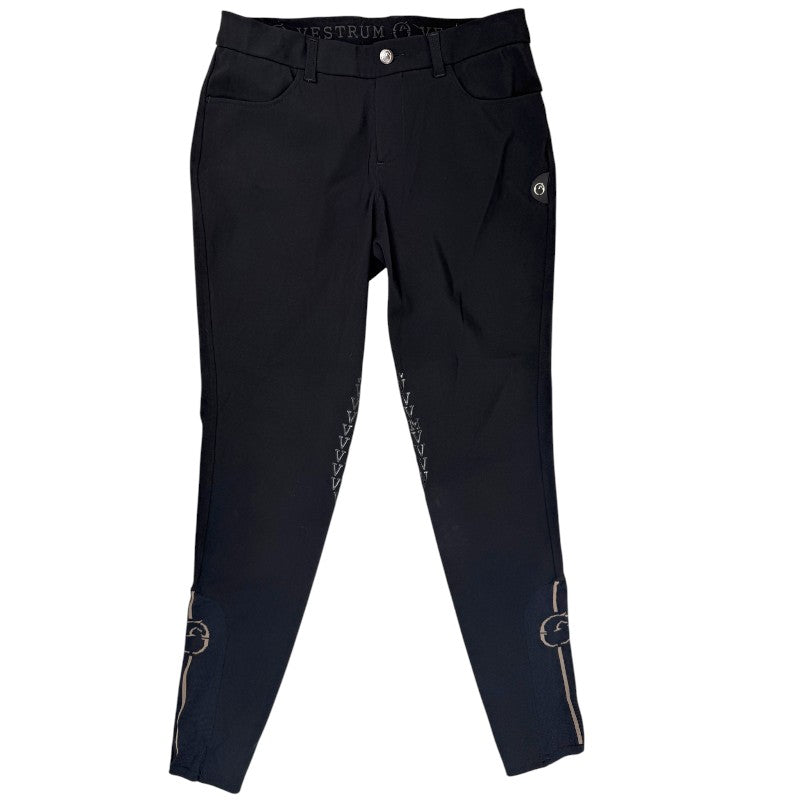 Vestrum 'Giglio' Knee Grip Breeches in Black - Women's IT 46 (US 32)
