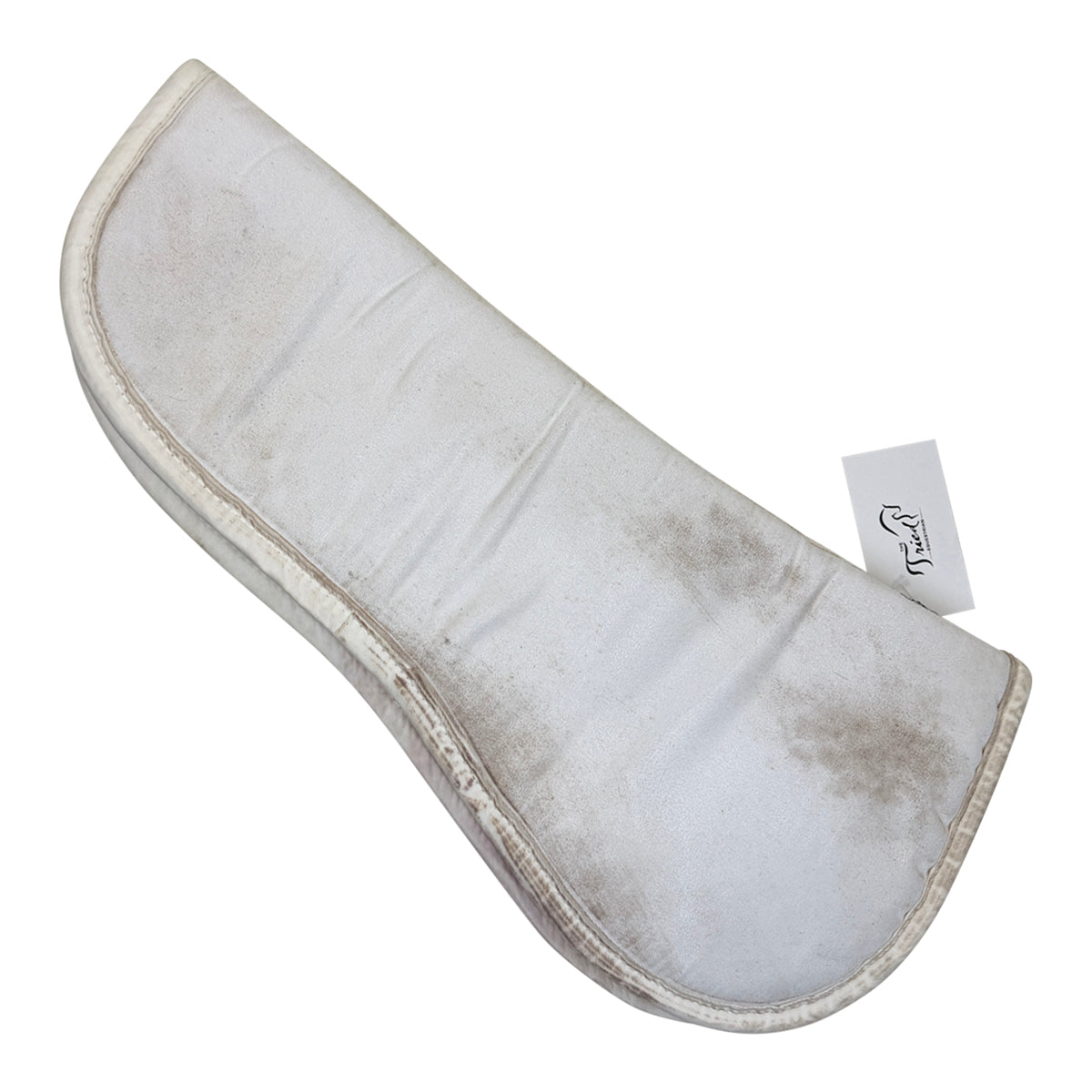 Wilker's Memory Foam Suede Half Pad in White