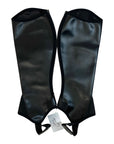 Saxon Equileather Half Chaps in Black
