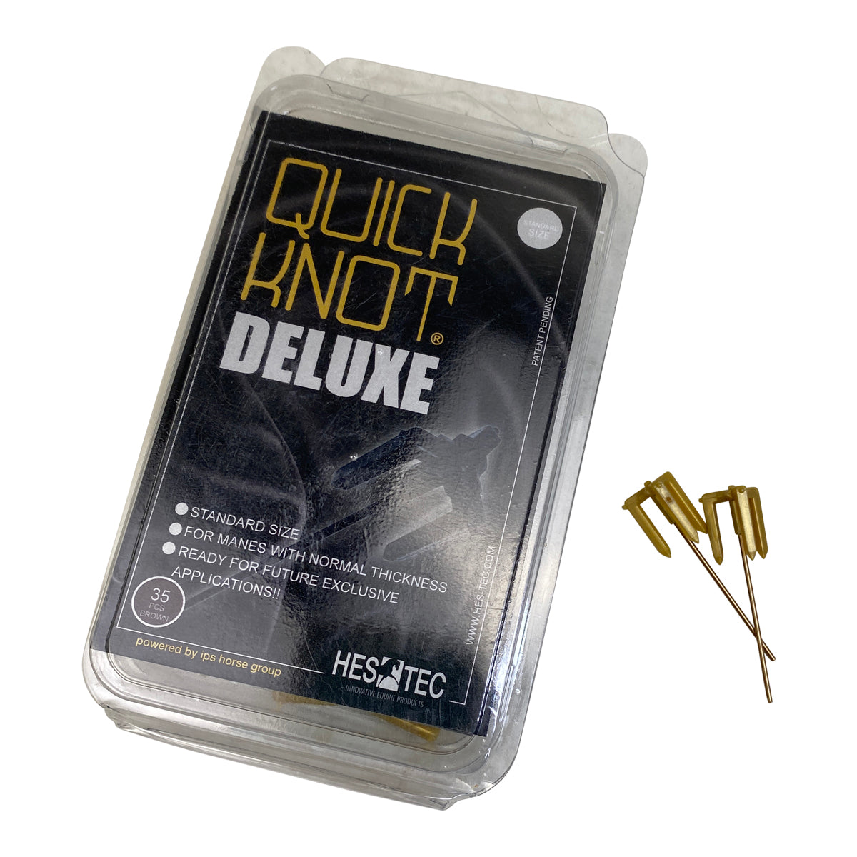 Quick Knot Deluxe Braiding Pin Pack in Light Brown