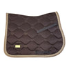 Equestrian Stockholm Jump Saddle Pad in Golden Brown