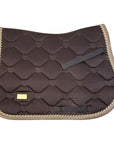 Equestrian Stockholm Jump Saddle Pad in Golden Brown