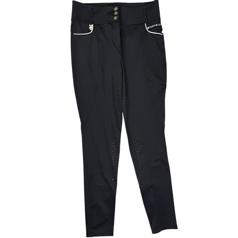 Novella Equestrian 'The Smooth Fit' Full Seat Breeches in Black