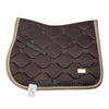 Equestrian Stockholm Jump Saddle Pad in Golden Brown