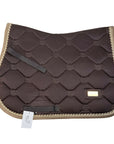 Equestrian Stockholm Jump Saddle Pad in Golden Brown