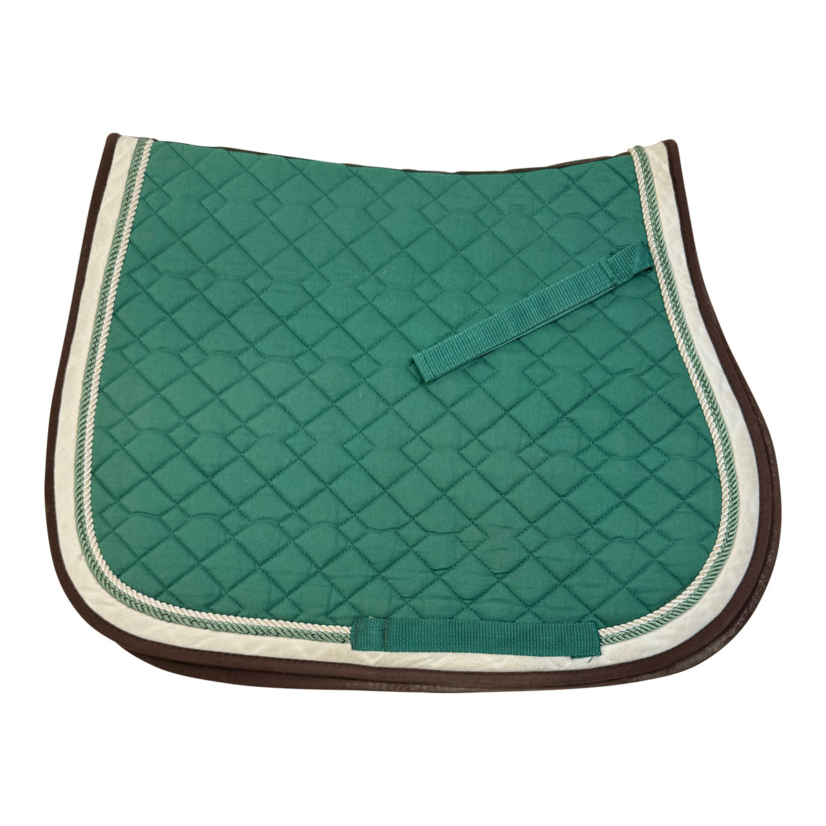 USG All Purpose Saddle Pad in Green/Brown