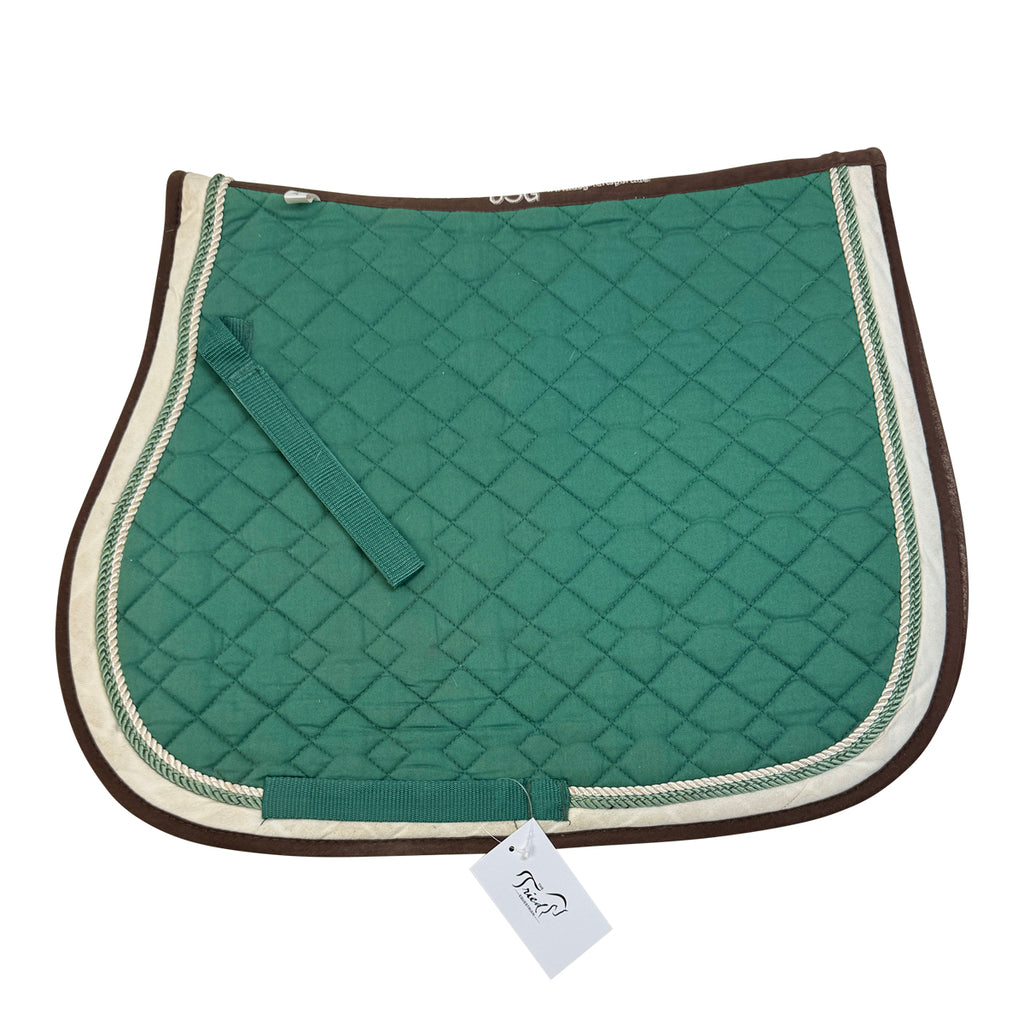 USG All Purpose Saddle Pad in Green/Brown