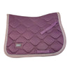 Equestrian Stockholm Jump Saddle Pad in Dusty Plum