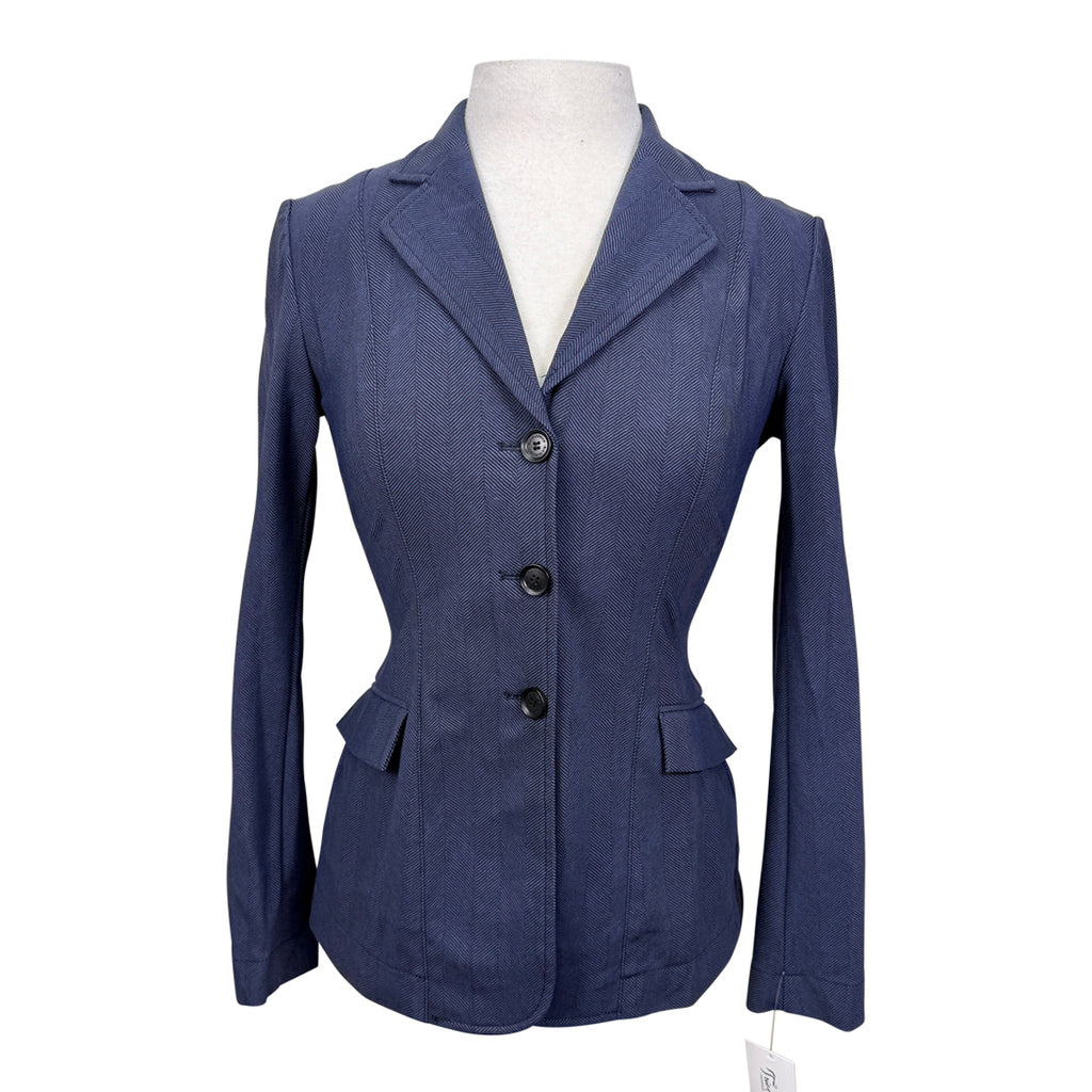RJ Classics 'Monterey' Orange Label Show Coat in Navy Herringbone