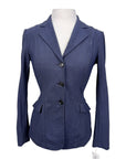 RJ Classics 'Monterey' Orange Label Show Coat in Navy Herringbone