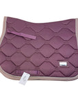 Equestrian Stockholm Jump Saddle Pad in Dusty Plum