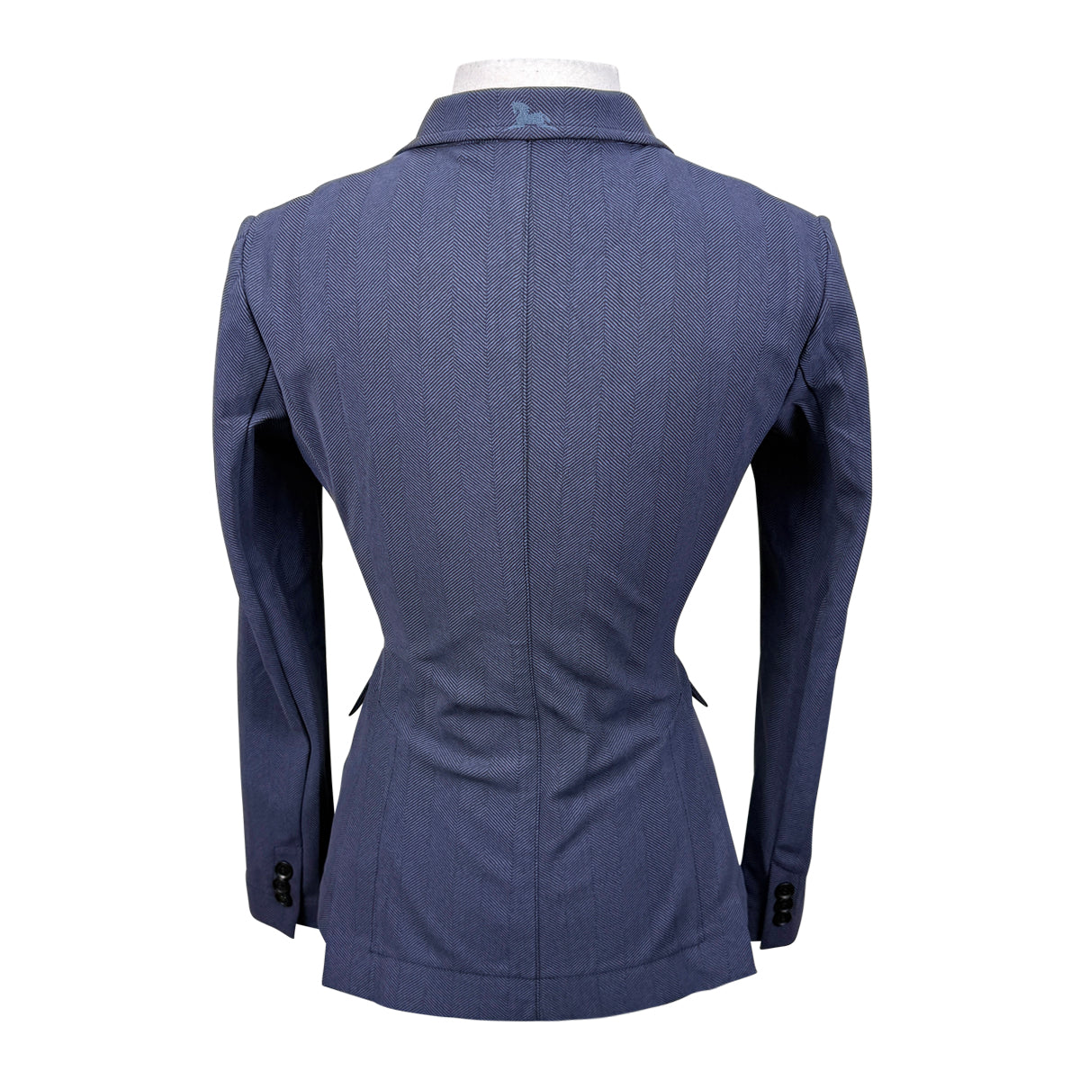 RJ Classics 'Monterey' Orange Label Show Coat in Navy Herringbone