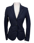 Cavalleria Toscana Knit Collar Competition Jacket in Navy