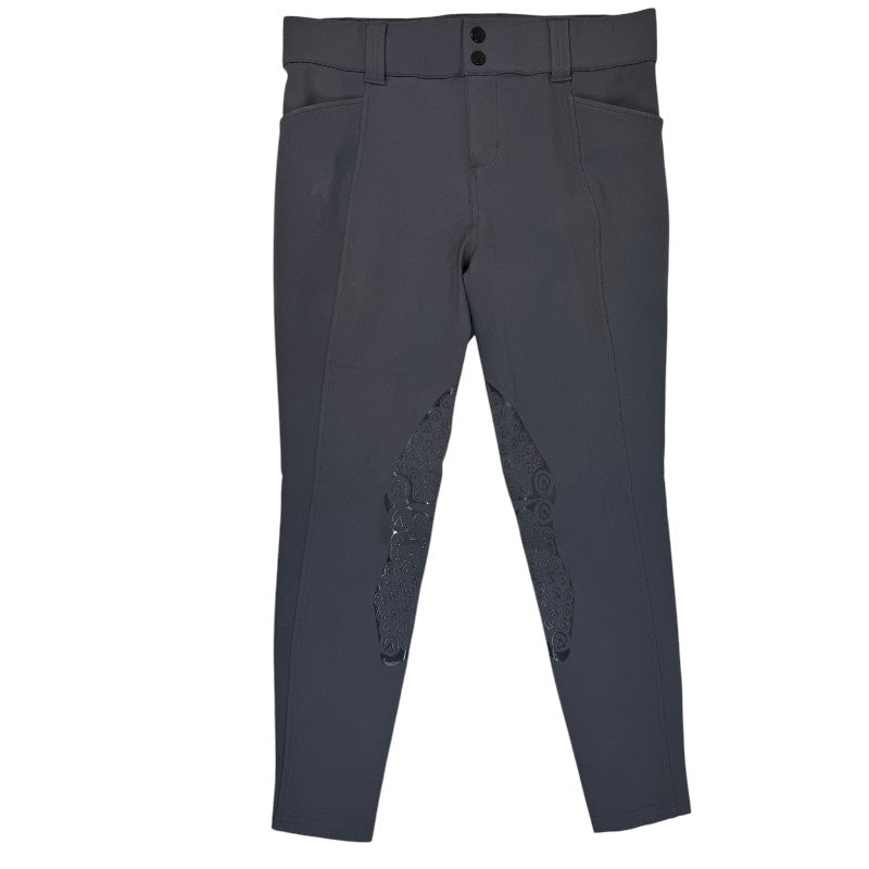 Kerrits 'Affinity Pro' Silicone Knee Patch Breeches in Grey