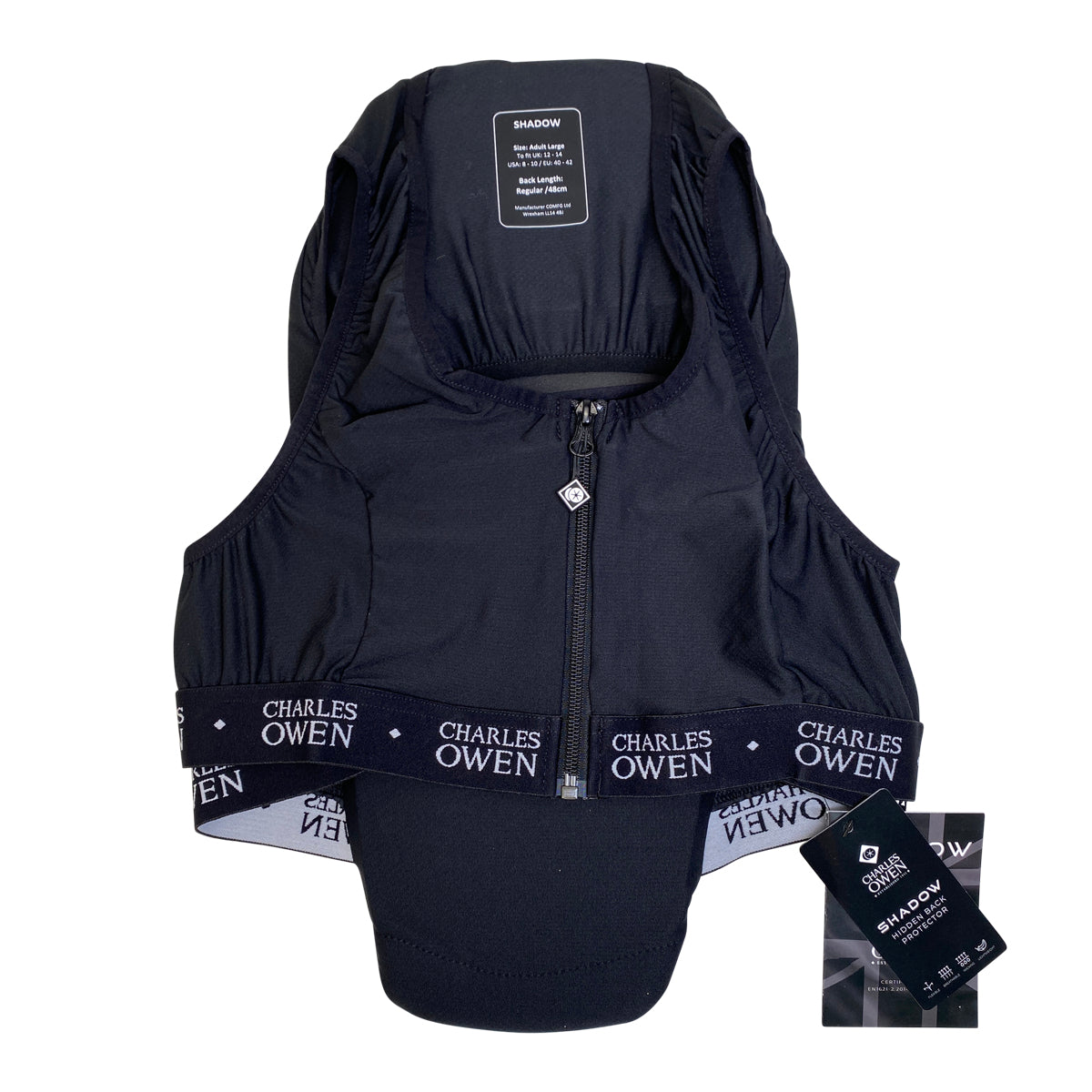 Charles Owen/Airowear 'Shadow' Hidden Back Protector in Black