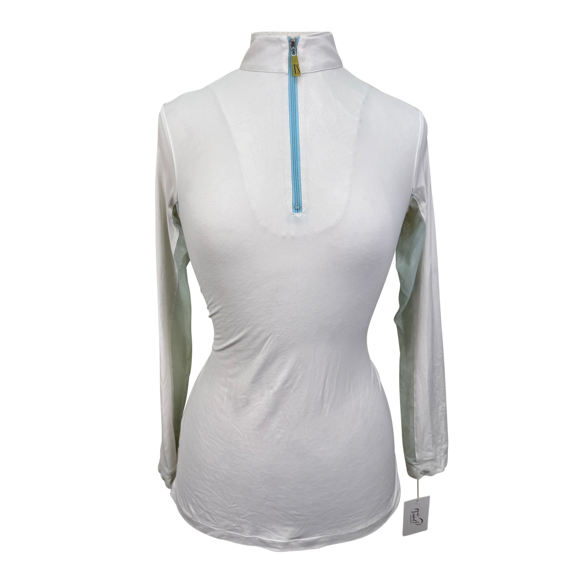Tailored Sportsman 'Ice Fil' Shirt in White/Blue