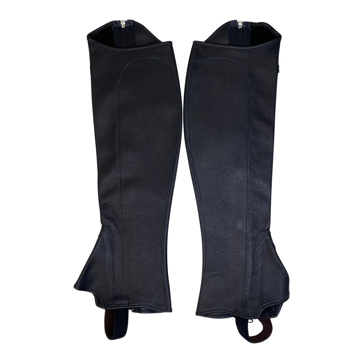 Grand Prix Smooth Half Chaps in Black
