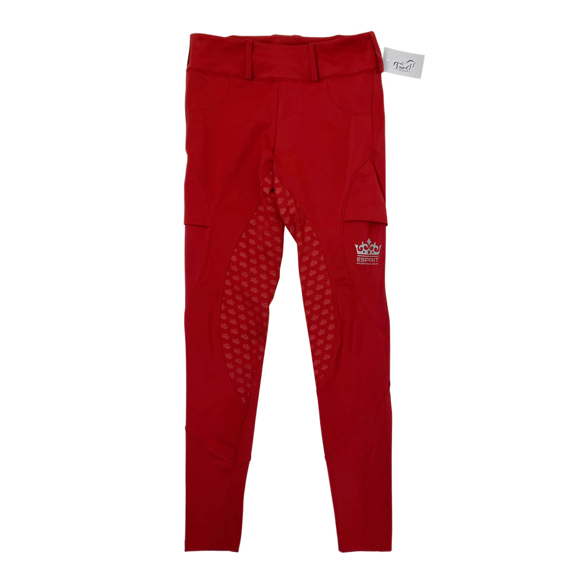 Esprit Equestrian 'Pro' Riding Tights in Cherry