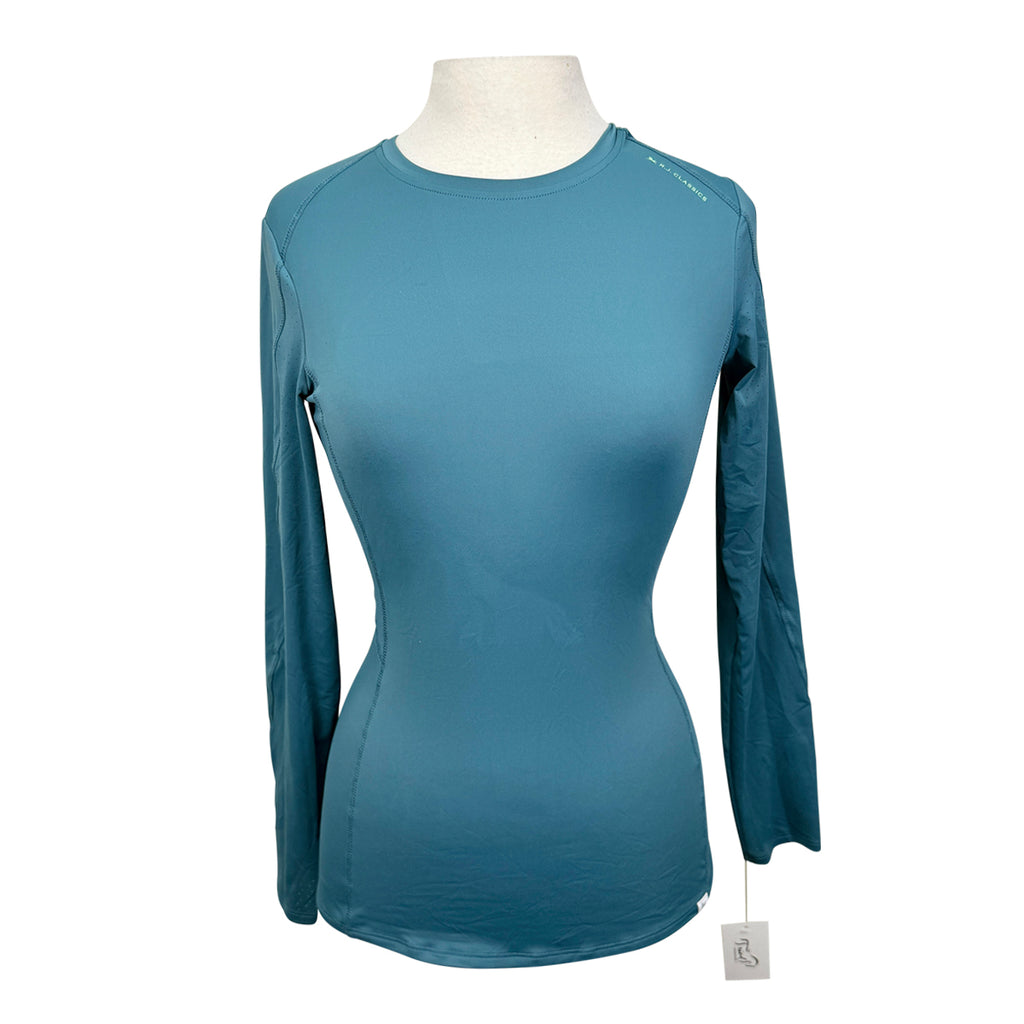 R.J. Classics 'Jordyn' Long Sleeve Crew Neck Shirt in Mallard Blue