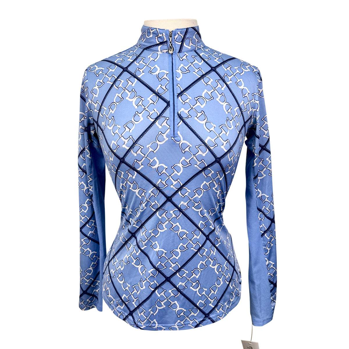 SanSoleil Sun Shirt in Blue Snaffles and Cords