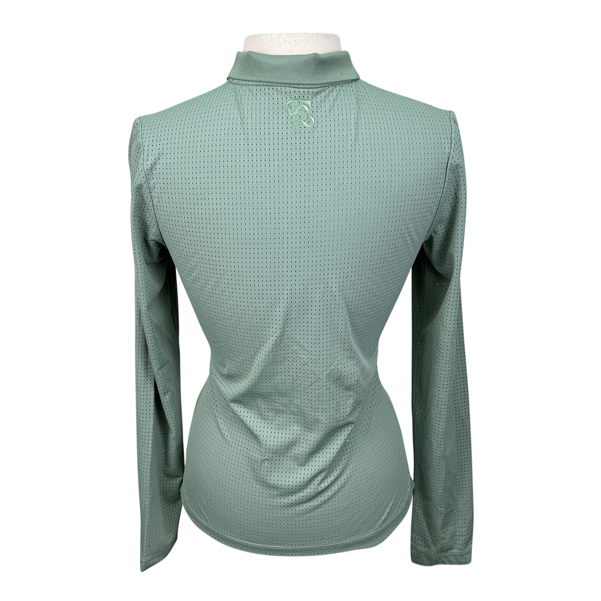 Free Ride Equestrian Long Sleeve Polo in Sage