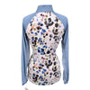Kastel Signature Long Sleeve Shirt in Paint Swatch/Powder Blue