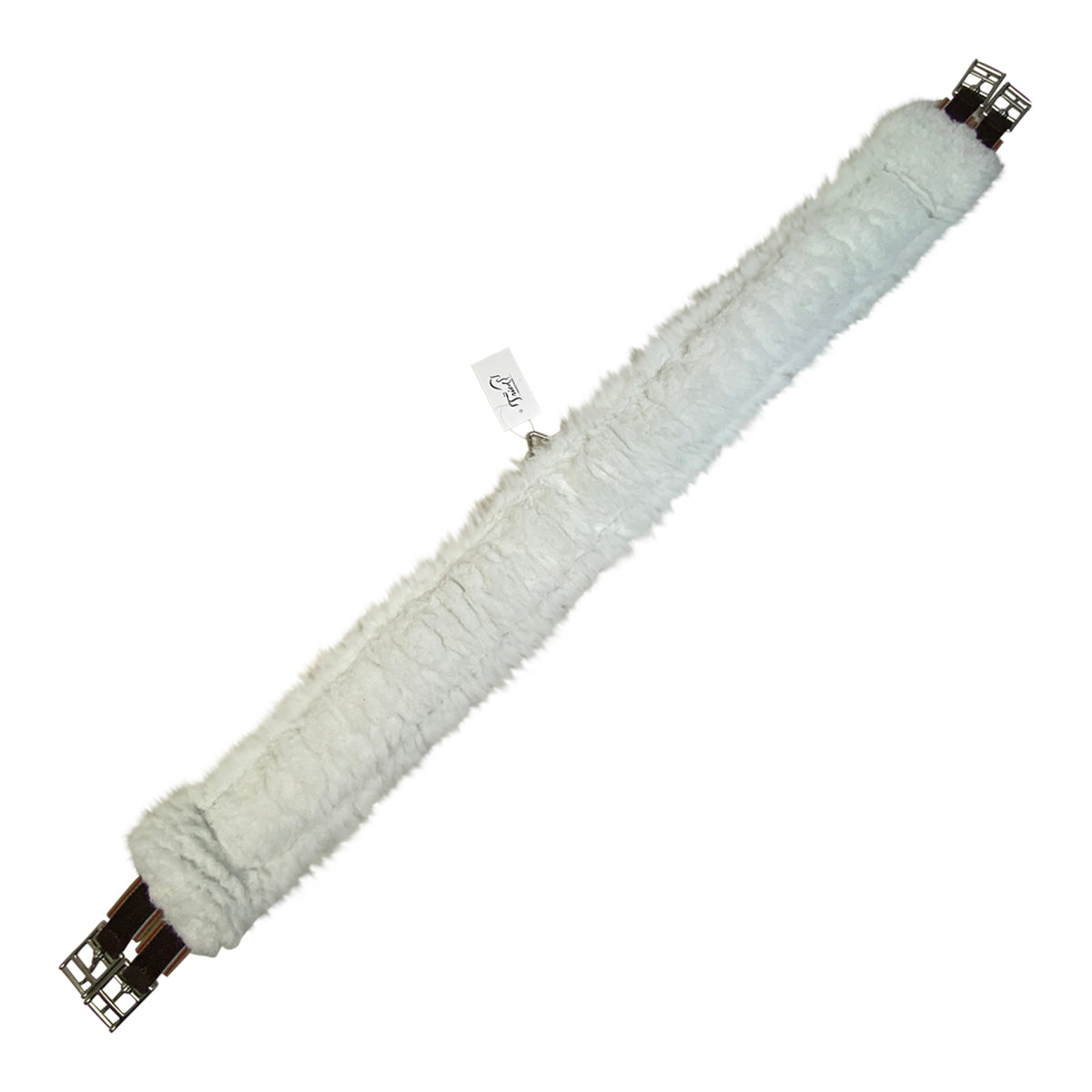 Fleece Lined Girth in Brown/Fleece