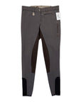 Front of Pikeur 'Lucinda Grip ' Breeches in Brown