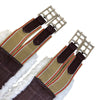 Fleece Lined Girth in Brown/Fleece